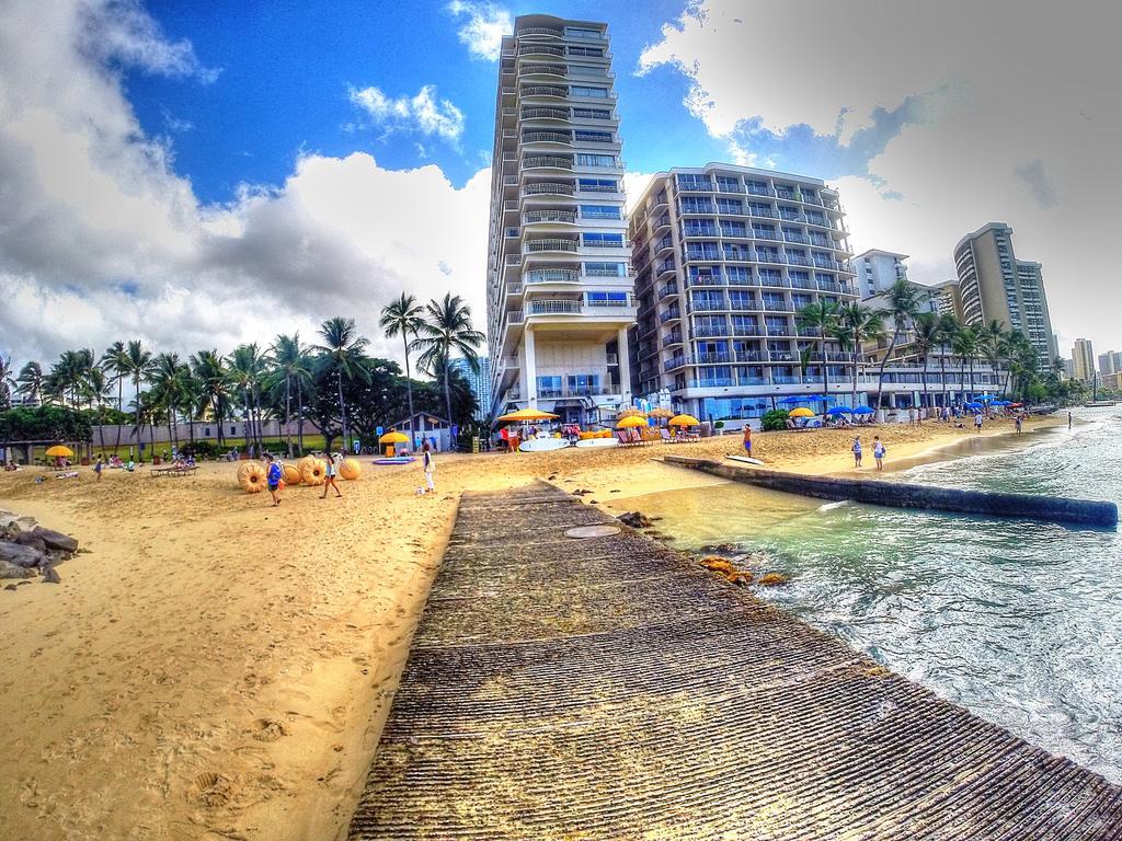 Apartmán Waikiki Shore 515 Beachfront & Upgrade Honolulu Exteriér fotografie
